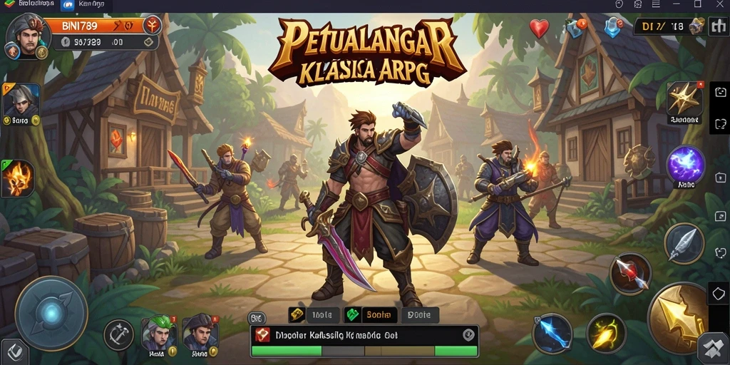 Tampilan gameplay BNI789 yang mendebarkan dan penuh aksi di dunia ARPG.