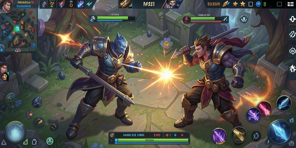 Gameplay seru dan pertarungan epik dalam HARAPJP.
