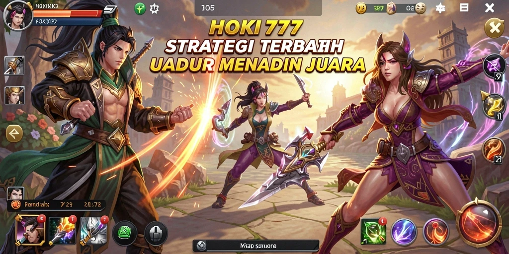 Tampilan gameplay HOKI777 yang memukau dan penuh strategi.