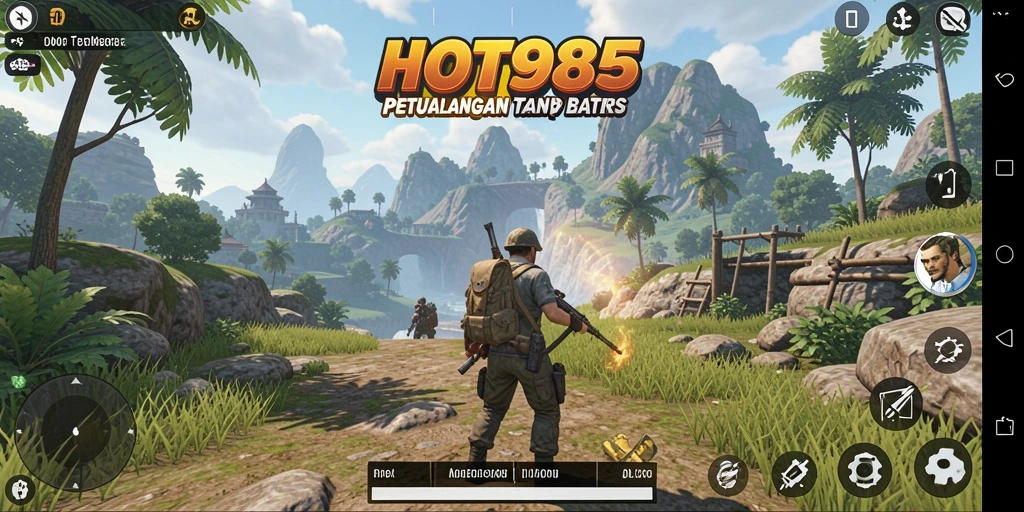 Gameplay HOT985 yang mendebarkan dalam dunia terbuka.