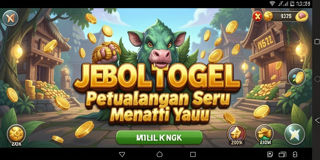 Screenshot menampilkan gameplay seru dari JEBOLTOGEL di dunia petualangan.