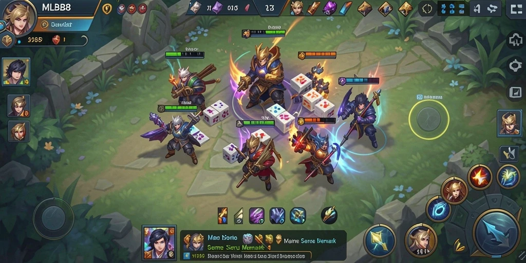Tampilan menarik dari gameplay MLBB8 yang seru.