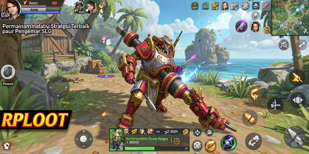 Tampilan gameplay RPLOOT yang seru dan penuh tantangan.