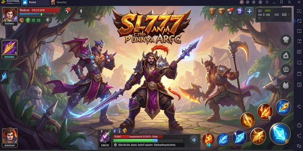 Tampilan gameplay SL777 dengan aksi pertarungan yang menegangkan.